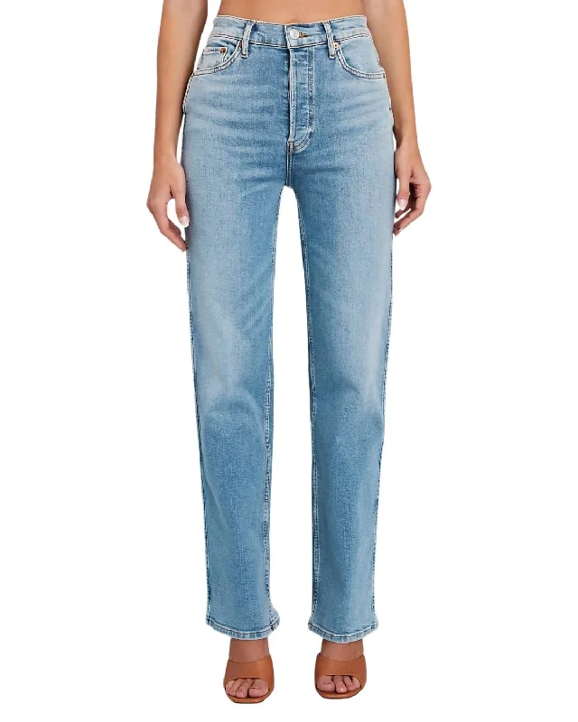 90's High Rise Loose Jean In Rio Fade