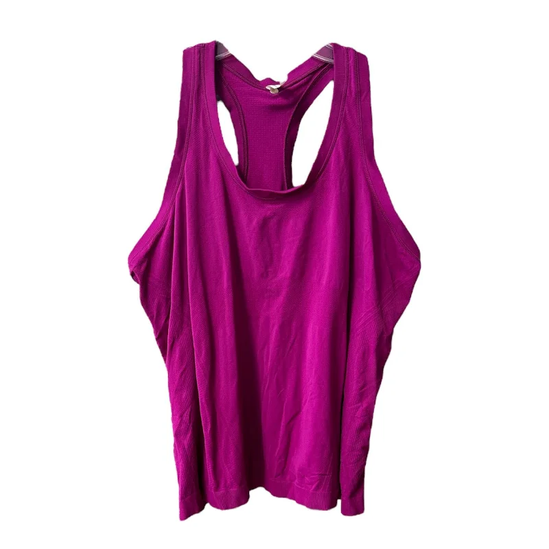 Athletic Tank Top By Athleta In Purple, Size: 1x