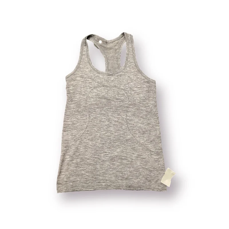 Athletic Tank Top By Lululemon In Grey, Size: 4