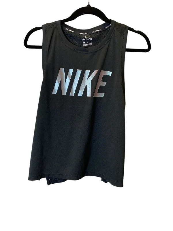 Athletic Tank Top By Nike In Black, Size: M