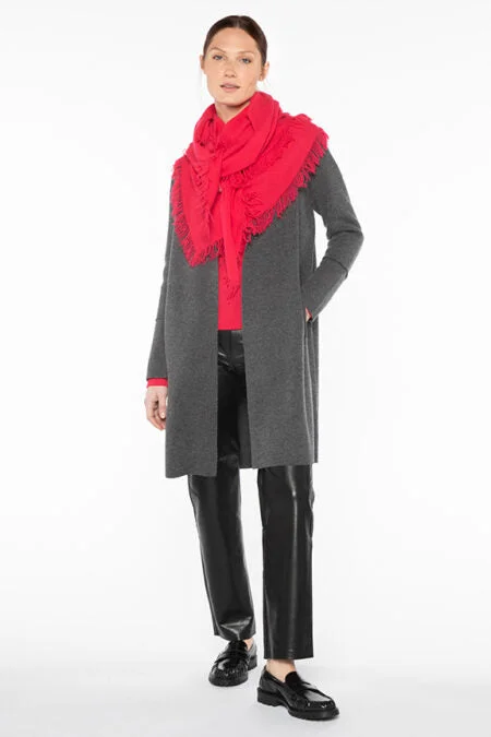 Kinross Cashmere Fringe Triangle Wrap