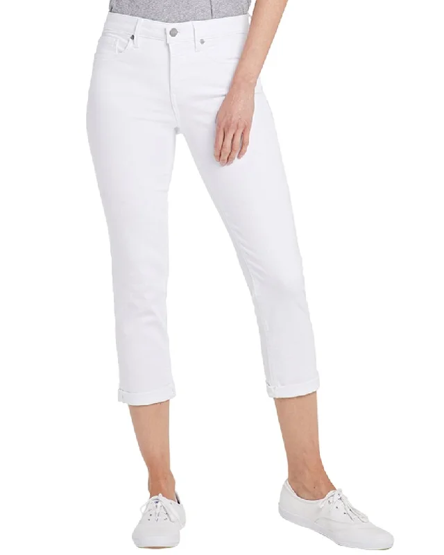 NYDJ Chloe Optic White Capri Jean