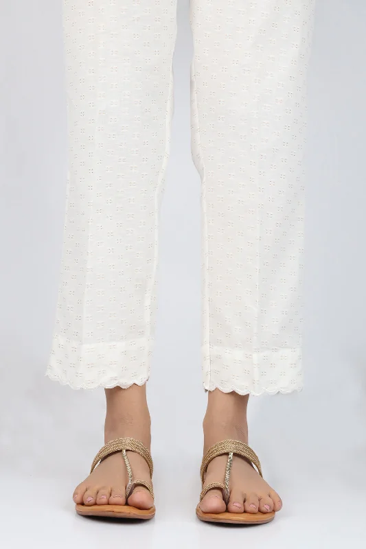 Cotton Jacquard Pants