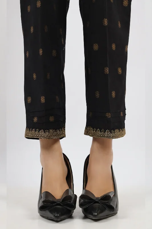 Embroidered Cotton Jacquard Pant