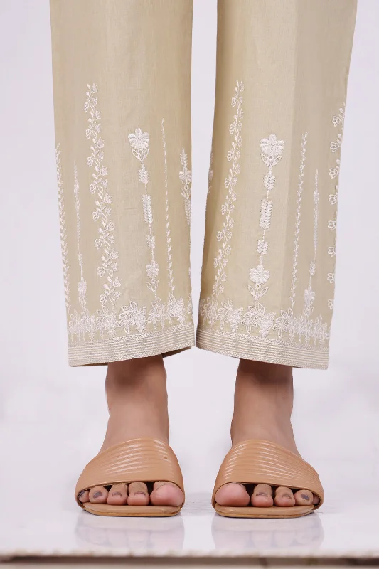 Embroidered Cotton Pant