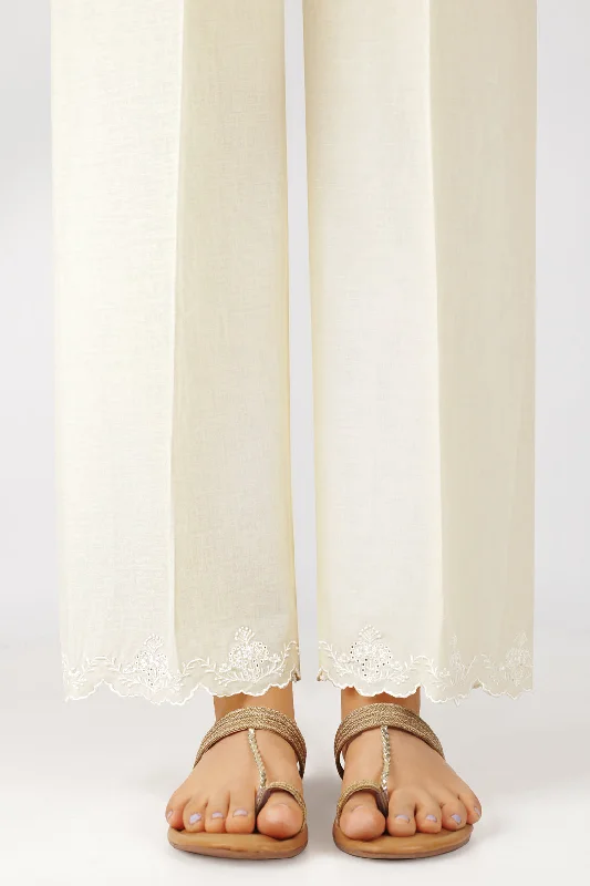 Embroidered Cotton Pant