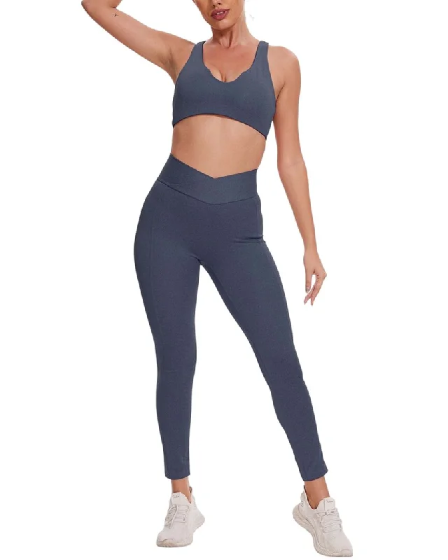 EVIA SPORT 2pc Top & Legging Set