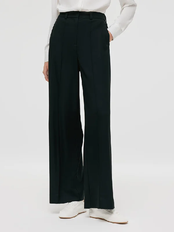 Wide-Leg Straight Women Pants