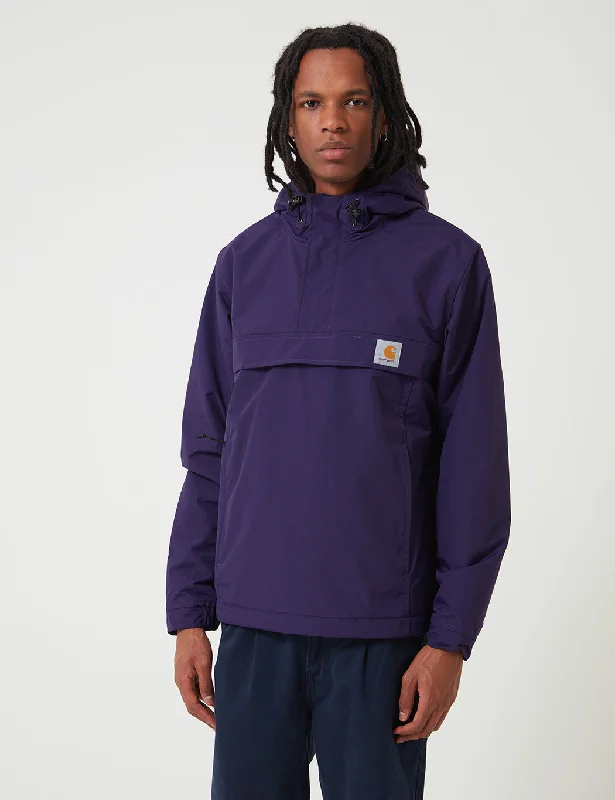 Carhartt-WIP Nimbus Half-Zip Jacket (Fleece Lined) - Royal Violet Purple