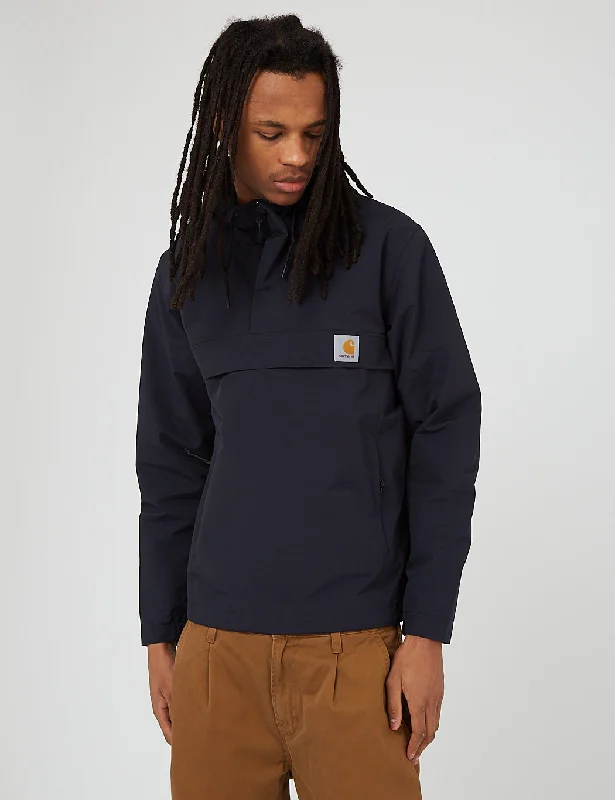 Carhartt-WIP Nimbus Pullover Shell Jacket - Dark Navy Blue