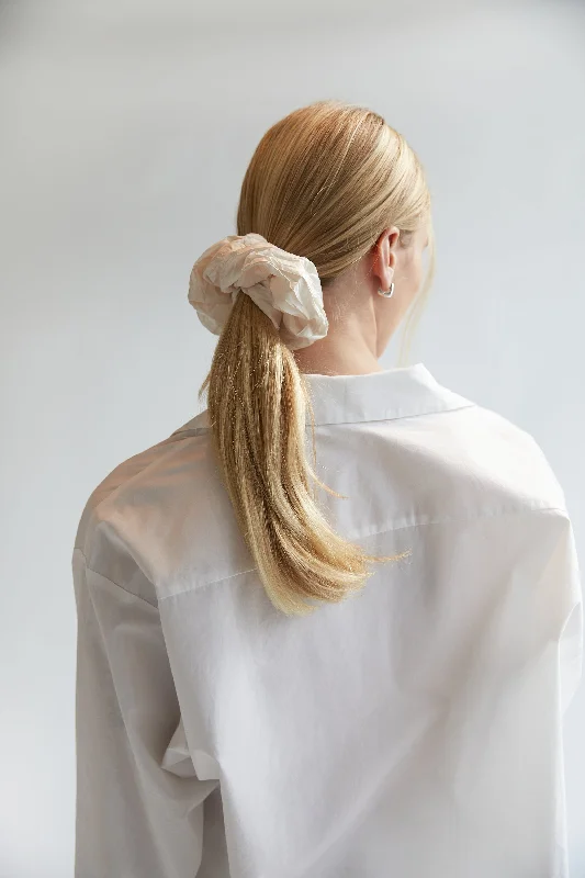 CRINKLED OVERSIZED HAIR SCRUNCHIE