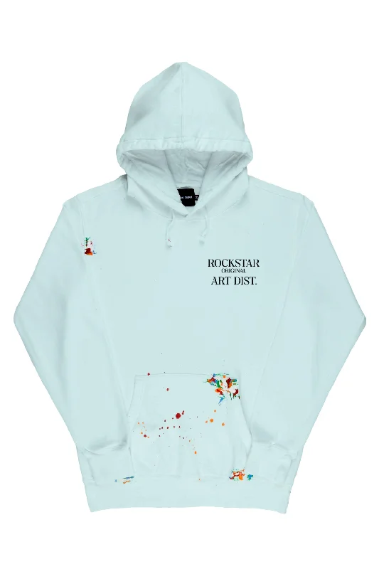 Make It Rain Baby Blue Oversized Hoodie