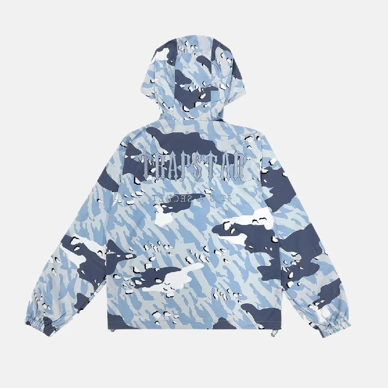 Trapstar Decoded Windbreaker - Ice Blue Camo