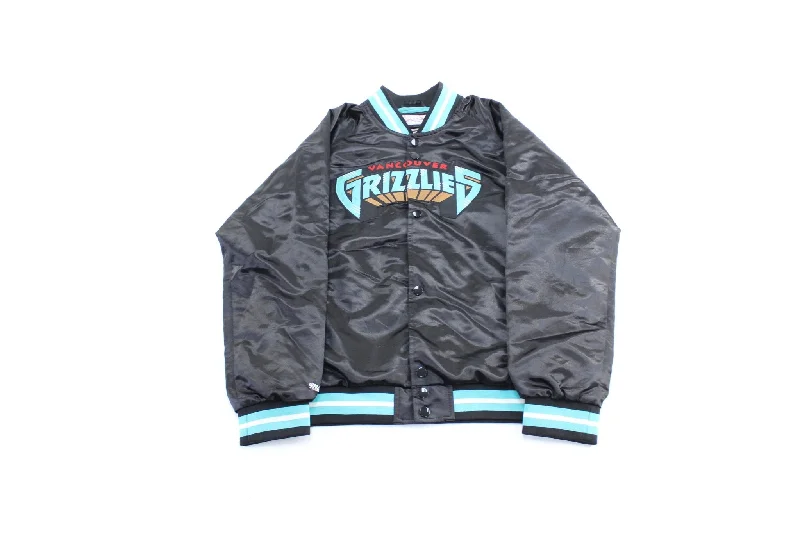 Youth Mitchell & Ness Embroidered Vancouver Grizzlies Jacket