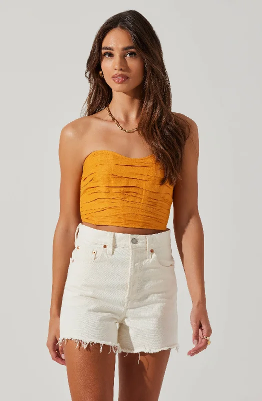 Jessamine Ruched Tube Top