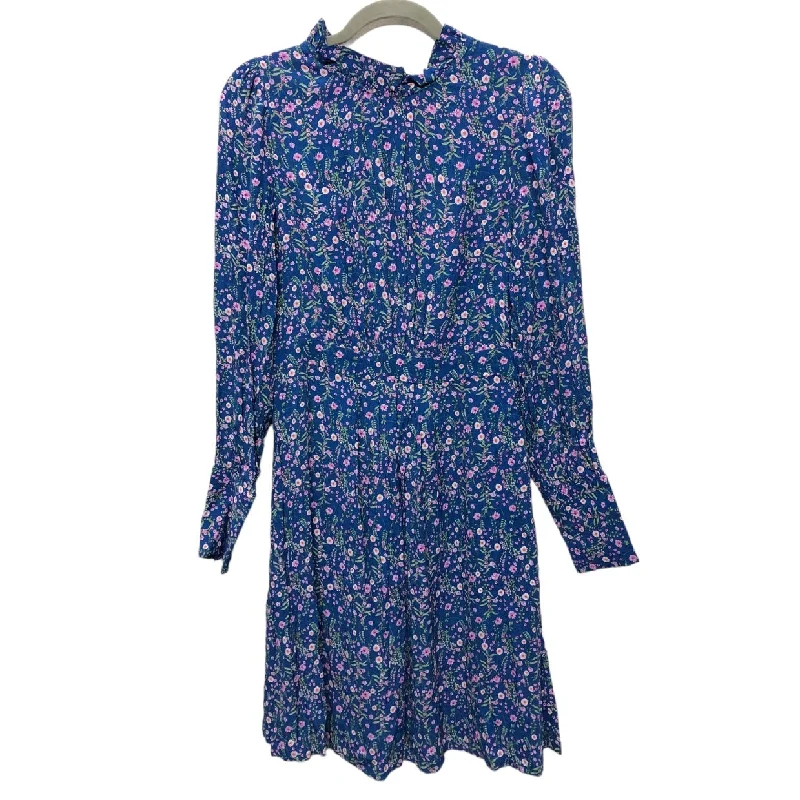 Dress Casual Midi By A Loves A In Blue, Size: 4