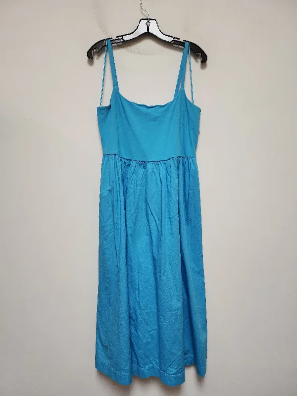 Dress Casual Midi By Old Navy In Aqua, Size: Xl