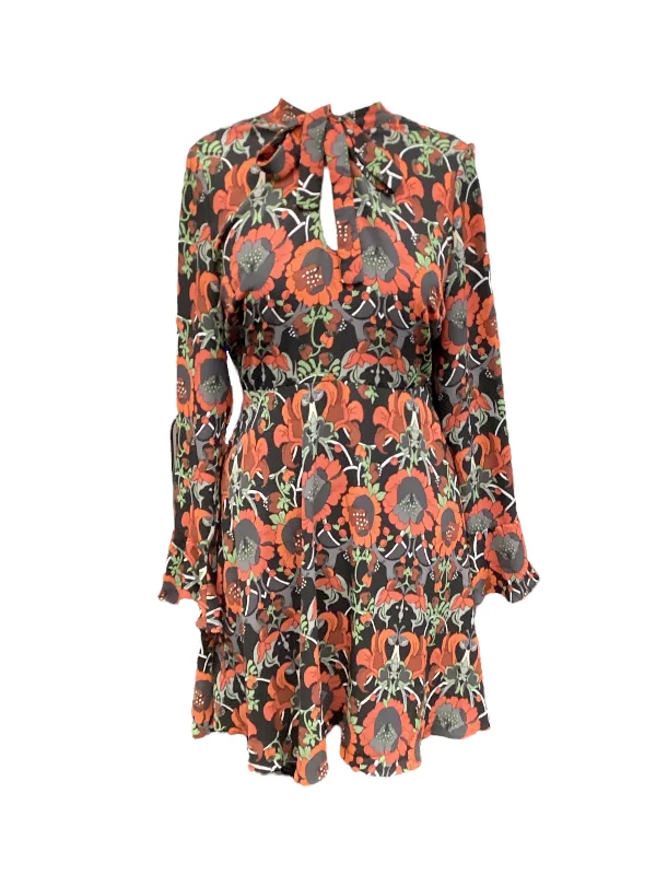 Dress Casual Midi By Romeo And Juliet In Floral Print, Size: M