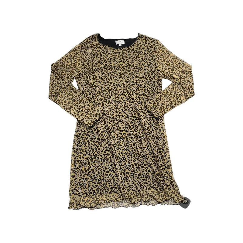 Dress Party Midi By Socialite In Animal Print, Size: Xl