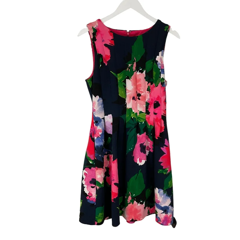 Dress Party Midi By Vince Camuto In Floral Print, Size: 10