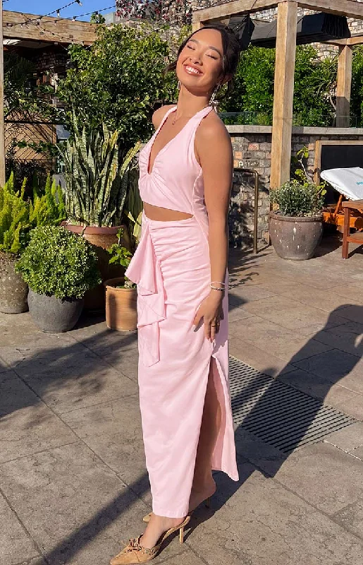 Raelynn Pink Maxi Dress