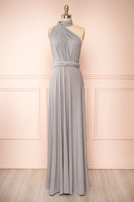 Violaine Grey | Convertible Maxi Dress