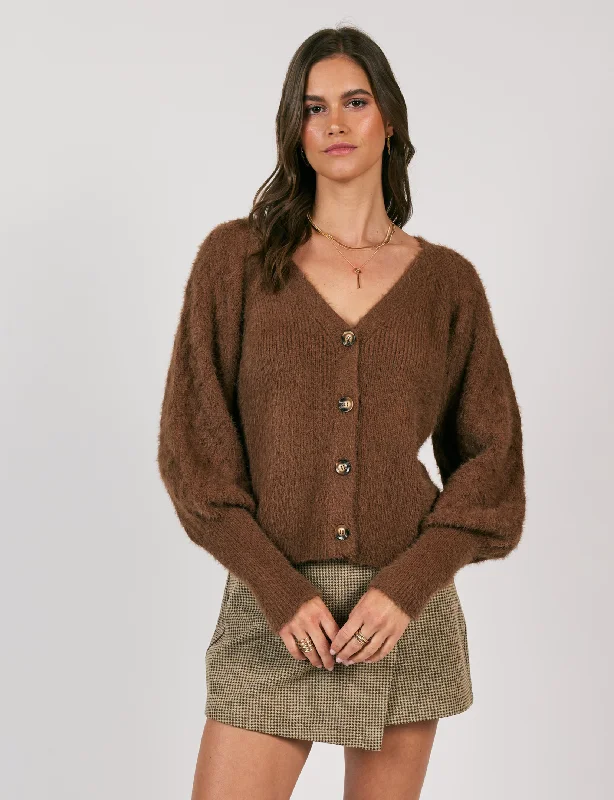 Sweeping Wind Cardigan, Oak